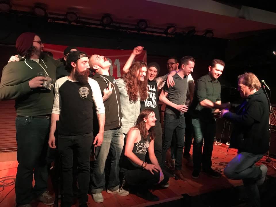 Sunset March after battle of the bands at Moose McGuires, Ottawa